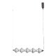 Lampa wisząca LED 25W FUENTE PND-34395-5-BK Italux