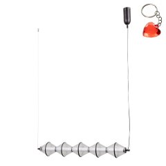 Lampa wisząca LED 25W FUENTE PND-34395-5-BK Italux