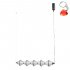 Lampa wisząca LED 25W FUENTE PND-34395-5-BK Italux