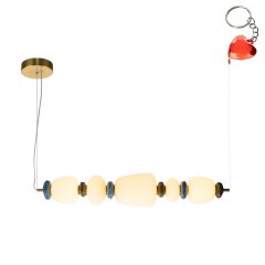 Lampa wisząca LED 26W EVANS PND-94981-5A-GD Italux