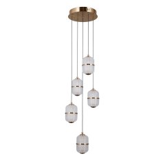 Lampa wisząca LED 28W ALANI PND-34375-5-HBR Italux