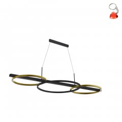 Lampa wisząca LED 2x12,5W LANACERA 390087 Eglo