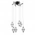 Lampa wisząca LED 30W FUENTE PND-34395-6-BK Italux