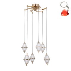 Lampa wisząca LED 30W FUENTE PND-34395-6-HBR Italux
