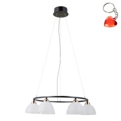 Lampa wisząca LED 30W MONTIELA PND-34374-6-BK Italux