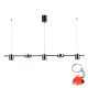 Lampa wisząca LED 30W REMDAL PND-16374-5-BK-3K Italux