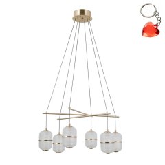 Lampa wisząca LED 32W ALANI PND-34375-6-HBR Italux