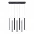 Lampa wisząca LED 35W VALDES PND-22302-7-BK Italux