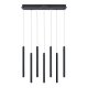 Lampa wisząca LED 35W VALDES PND-22302-7-BK Italux