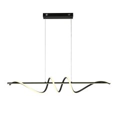 Lampa wisząca LED 40W BASTELO PND-24154-BK Italux