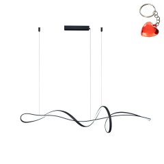 Lampa wisząca LED 40W MILA PND-23523-BK Italux
