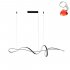 Lampa wisząca LED 40W MILA PND-23523-BK Italux