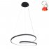 Lampa wisząca LED 40W REINA PND-21692-M-BK Italux