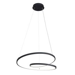 Lampa wisząca LED 40W REINA PND-21692-M-BK Italux