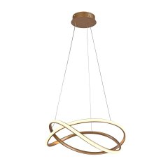 Lampa wisząca LED 40W RUMIO PND-23917-GD Italux