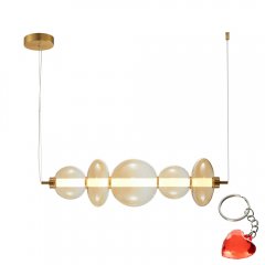 Lampa wisząca LED 40W SONTE PND-24352-40W-AB-AMB Italux