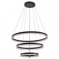 Lampa wisząca LED 40W / 32W / 24W PLUM LP-0407 / 3P BK Light Prestige