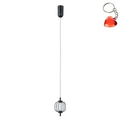 Lampa wisząca LED 4W PEDRO PND-34405-1-BK Italux