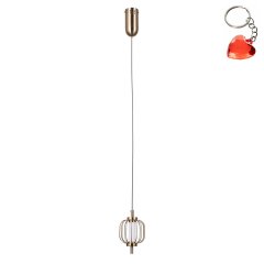 Lampa wisząca LED 4W PEDRO PND-34405-1-HBR Italux