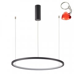 Lampa wisząca LED 58W VINOLA PND-56135B-100RPP-BK-3KS4K-TRDIMM Italux