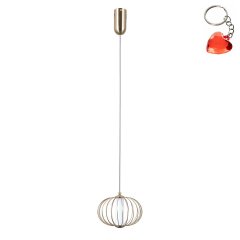 Lampa wisząca LED 5W RABEL PND-344221-1-HBR Italux