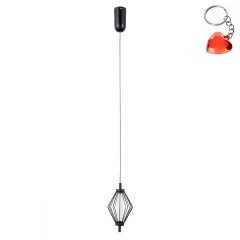 Lampa wisząca LED 5W SEVIL PND-34403-1-BK Italux
