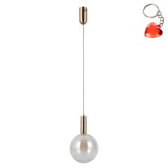 Lampa wisząca LED 5W STRELA PND-34378-1M-HBR Italux