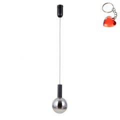 Lampa wisząca LED 5W STRELA PND-34378-1S-BK Italux