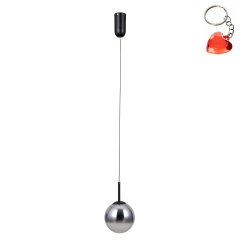 Lampa wisząca LED 5W VELADA PND-34381-1-BK Italux