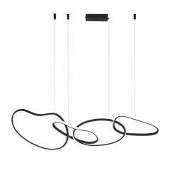 Lampa wisząca LED 60W FONTE PND-22412-S4-BK Italux