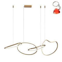 Lampa wisząca LED 60W FONTE PND-22412-S4-GD Italux