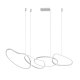 Lampa wisząca LED 60W FONTE PND-22412-S4-WH Italux