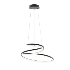 Lampa wisząca LED 60W LORILA PND-2168-M-BK Italux