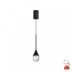 Lampa wisząca LED 6W NATA PL0104-BK Yaskr