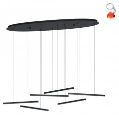 Lampa wisząca LED 6x8,4W LINDOZA 39915 Eglo