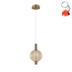 Lampa wisząca LED 7W LENTI PND-83631-1-AB-AMB Italux