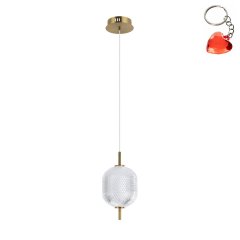 Lampa wisząca LED 8W CORADO PND-81438-1A-GD Italux