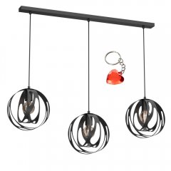 Lampa wisząca listwa potrójna AGAVA 4858 Luminex