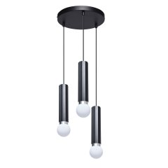 Lampa wisząca MACERA PND-33849-3R-BK Italux