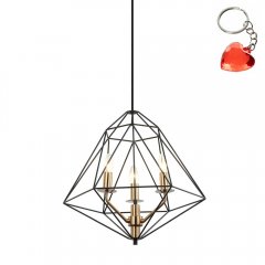 Lampa wisząca Maresmo PEN-6369-3-BKBR Italux
