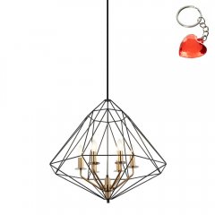Lampa wisząca Maresmo PEN-6369-6-BKBR Italux