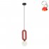 Lampa wisząca MASSO PND-59839-1-RED Italux