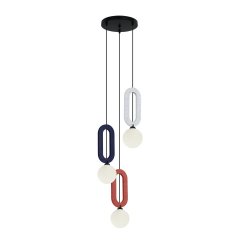 Lampa wisząca MASSO PND-59839-3-MLTI Italux
