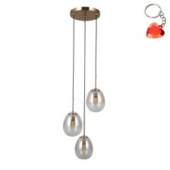 Lampa wisząca MEOLO PND-40825-3-GD Italux