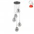 Lampa wisząca MEOLO PND-40825-5-BK Italux