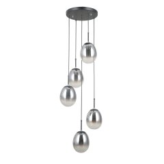 Lampa wisząca MEOLO PND-40825-5-BK Italux