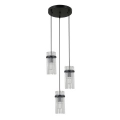 Lampa wisząca MERTO PND-40930-3A-BK Italux