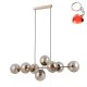 Lampa wisząca MOLITE PND-1098-8-GD Italux