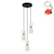 Lampa wisząca MONZA PND-57602-3-BK+BRO Italux