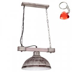 Lampa wisząca na drewnianej belce HAKON 9040 Luminex